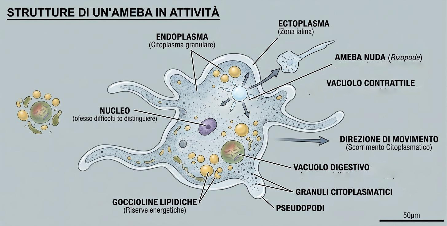 Cacciatori invisibili: il micromondo delle amebe nude